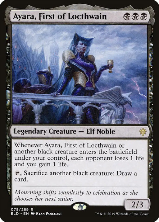 Ayara First of Locthwain [Throne of Eldraine] - MTG Single