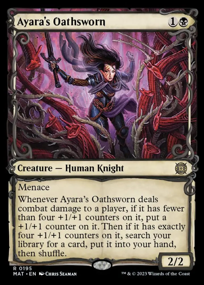 Ayara’s Oathsworn (Showcase Halo Foil) [March of the Machine: The Aftermath] - MTG Single
