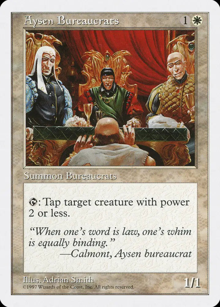 Aysen Bureaucrats [Fifth Edition] - MTG Single