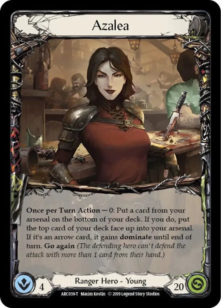 Azalea // Viserai Rune Blood [Arcane Rising 1st Edition] - Flesh And Blood Single