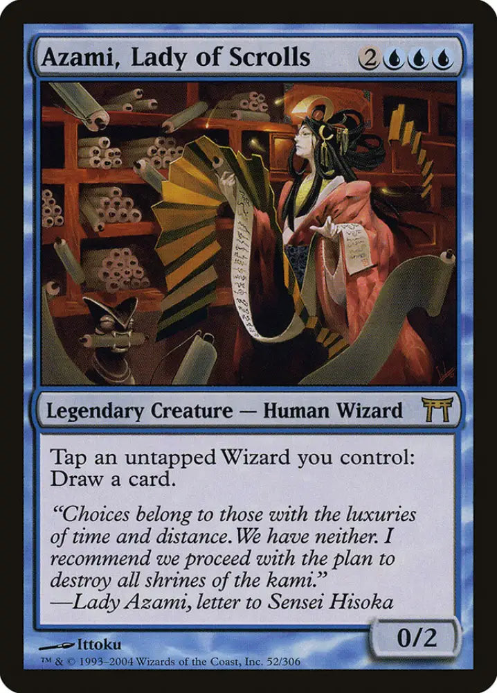 Azami Lady of Scrolls [Champions of Kamigawa] - MTG Single