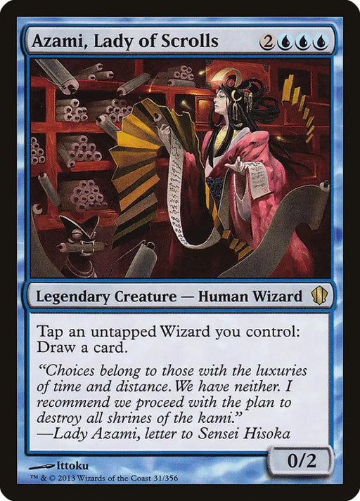 Azami Lady of Scrolls [Commander 2013] - MTG Single