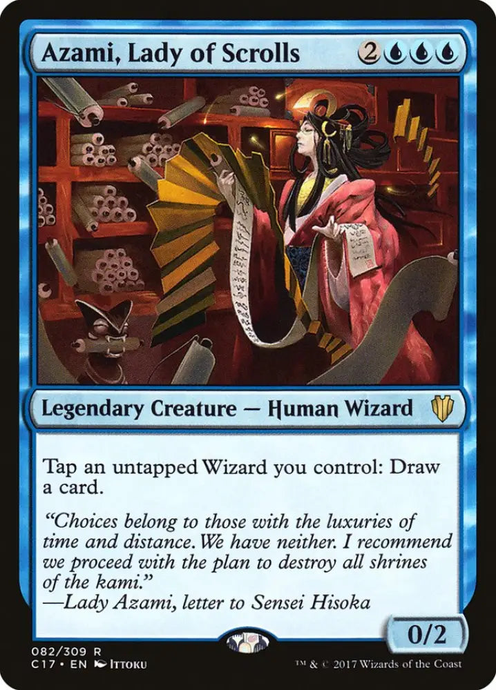 Azami Lady of Scrolls [Commander 2017] - MTG Single