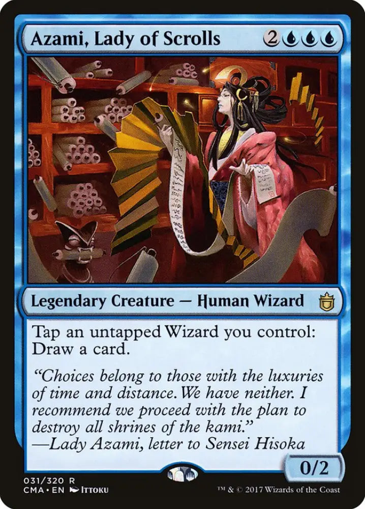 Azami Lady of Scrolls [Commander Anthology] - MTG Single
