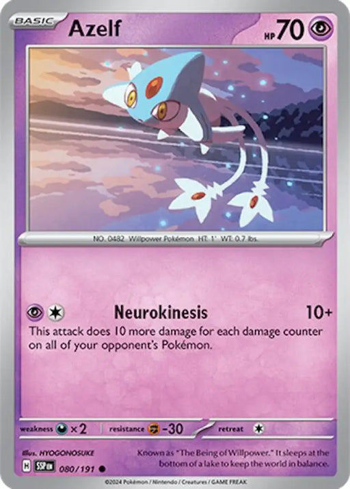 Azelf (080/191) [Scarlet & Violet: Surging Sparks] - Pokemon Single