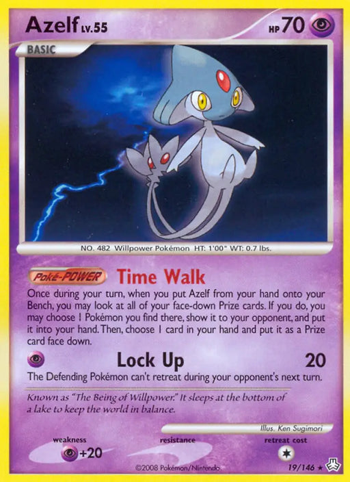 Azelf (19/146) [Diamond & Pearl: Legends Awakened] - Pokemon Single