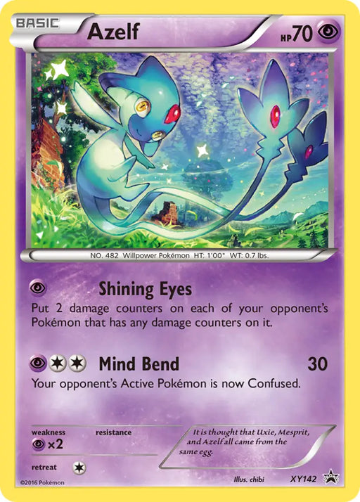 Azelf (XY142) [XY: Black Star Promos] - Pokemon Single