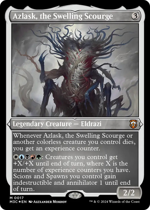 Azlask the Swelling Scourge (Foil Etched) [Modern Horizons 3 Commander] - MTG Single