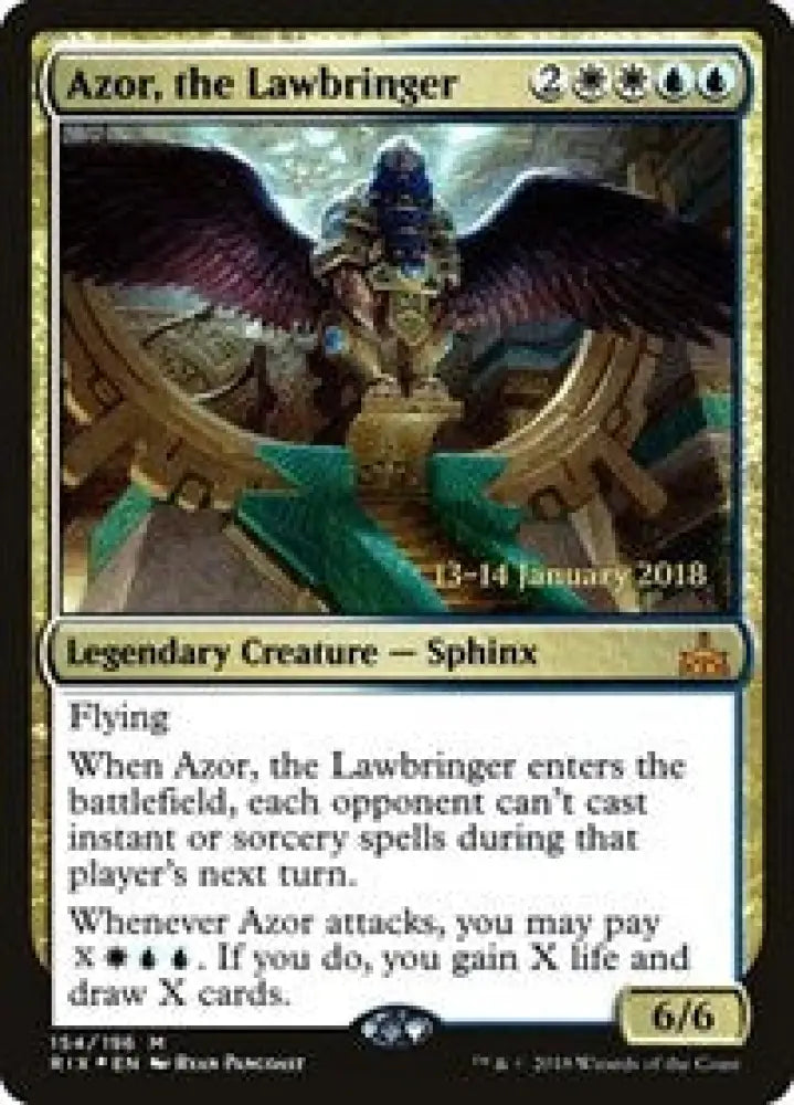 Azor, the Lawbringer (154) [Prerelease Cards]