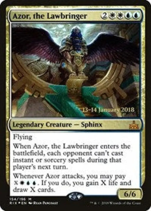 Azor, the Lawbringer (154) [Prerelease Cards]