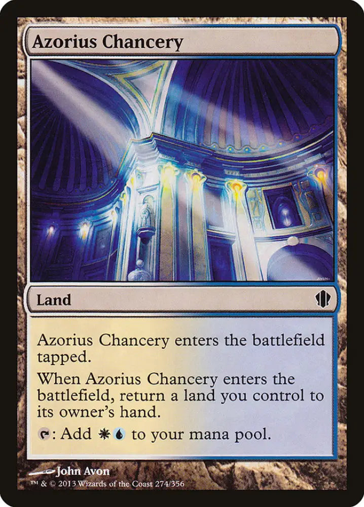 Azorius Chancery [Commander 2013] - MTG Single