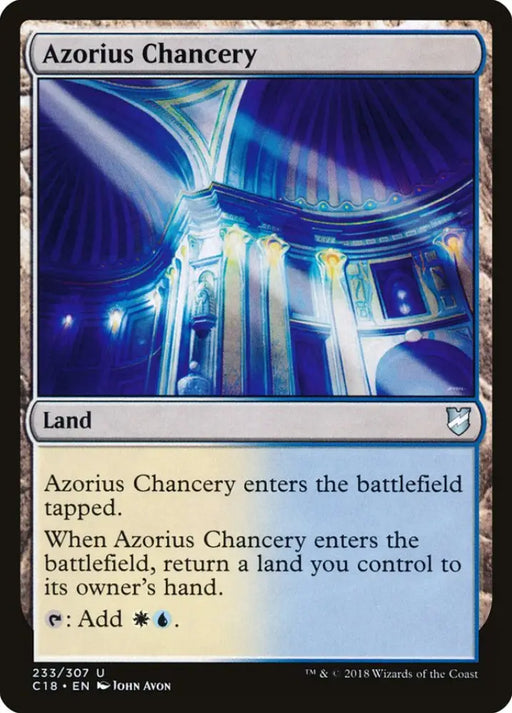 Azorius Chancery [Commander 2018] - MTG Single