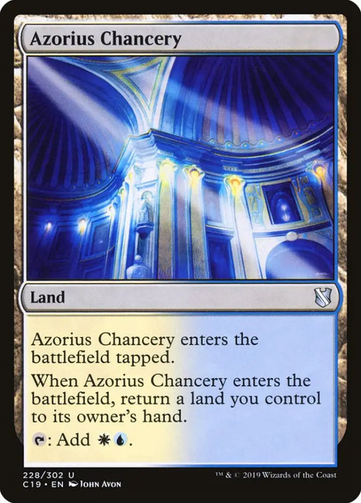 Azorius Chancery [Commander 2019] - MTG Single