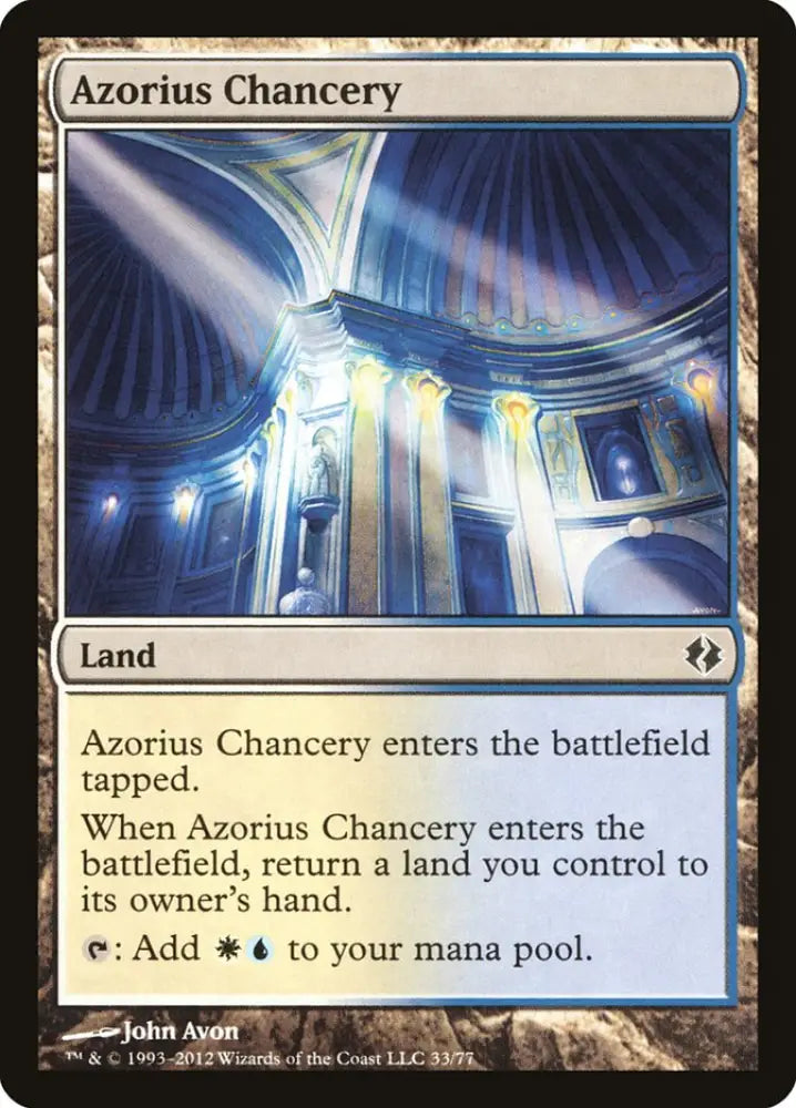 Azorius Chancery [Duel Decks: Venser vs. Koth] - MTG Single