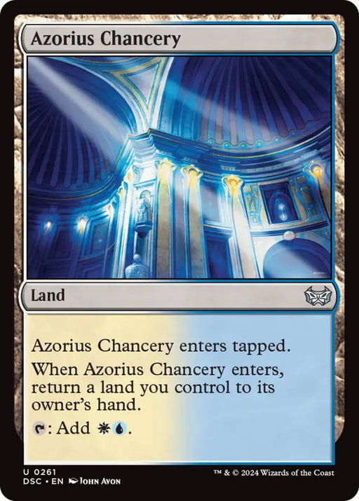Azorius Chancery [Duskmourn: House of Horror Commander] - MTG Single