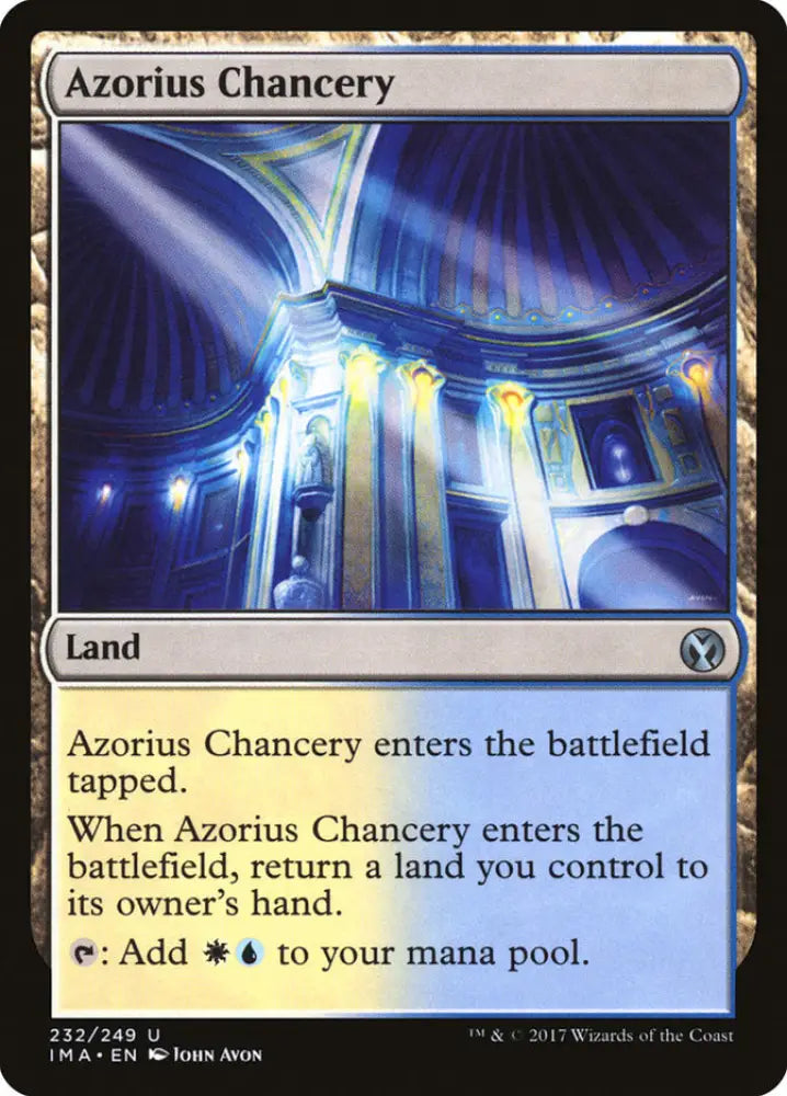 Azorius Chancery [Iconic Masters] - MTG Single