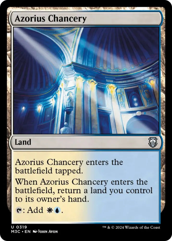 Azorius Chancery [Modern Horizons 3 Commander] - MTG Single