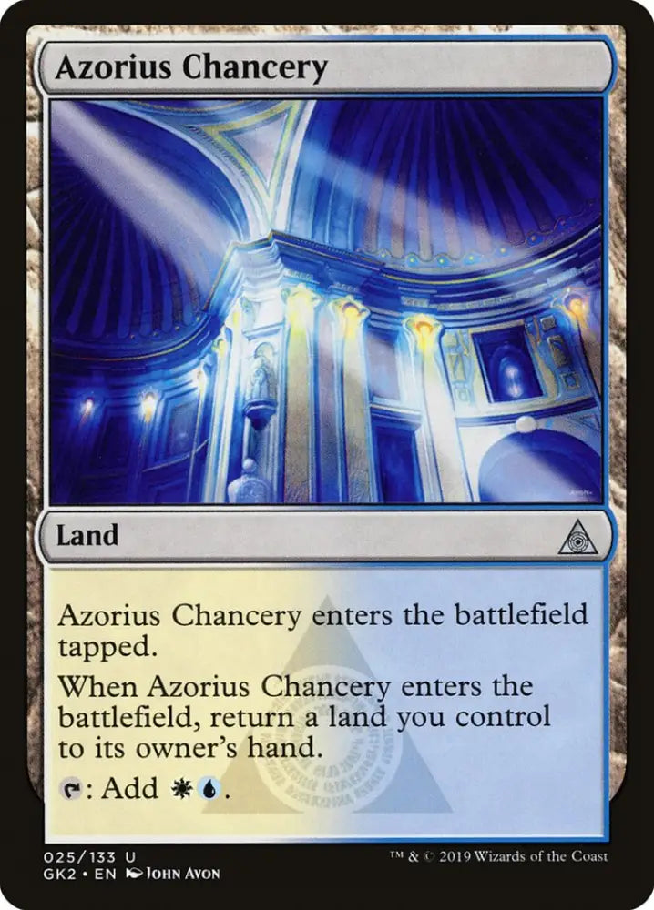 Azorius Chancery [Ravnica Allegiance Guild Kit] - MTG Single
