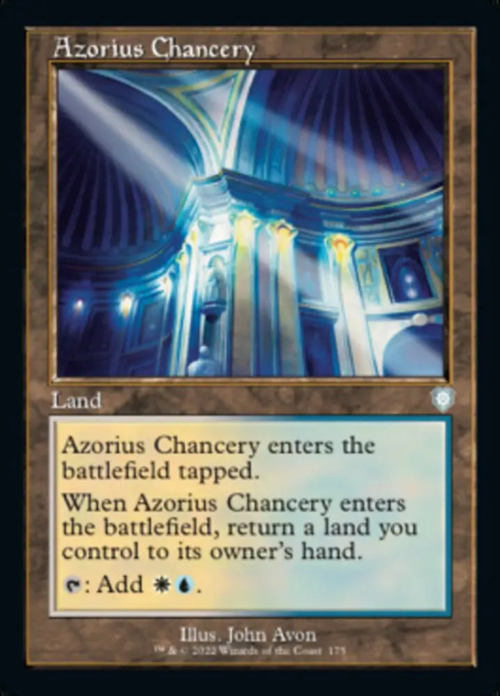 Azorius Chancery (Retro) [The Brothers’ War Commander] - MTG Single