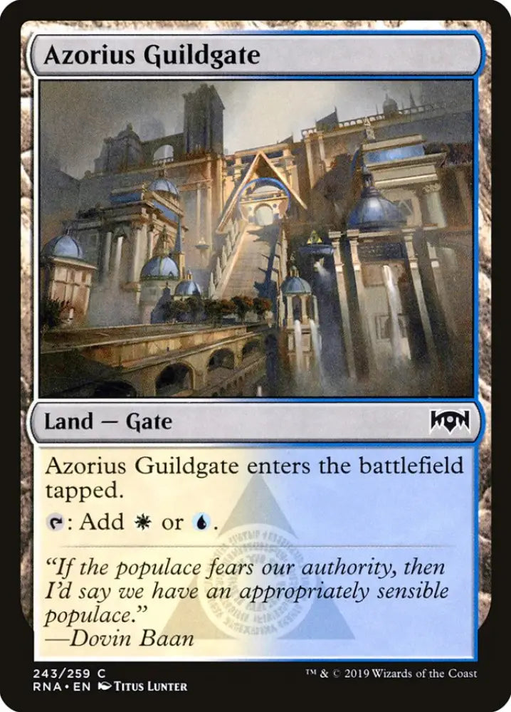 Azorius Guildgate (243/259) [Ravnica Allegiance] - MTG Single