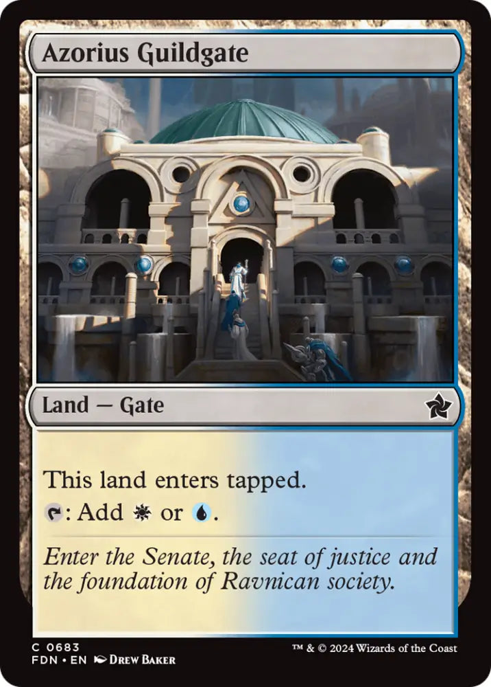 Azorius Guildgate [Foundations] - MTG Single