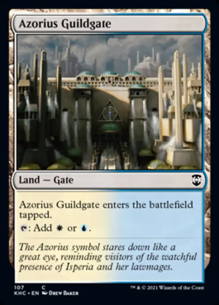 Azorius Guildgate [Kaldheim Commander] - MTG Single
