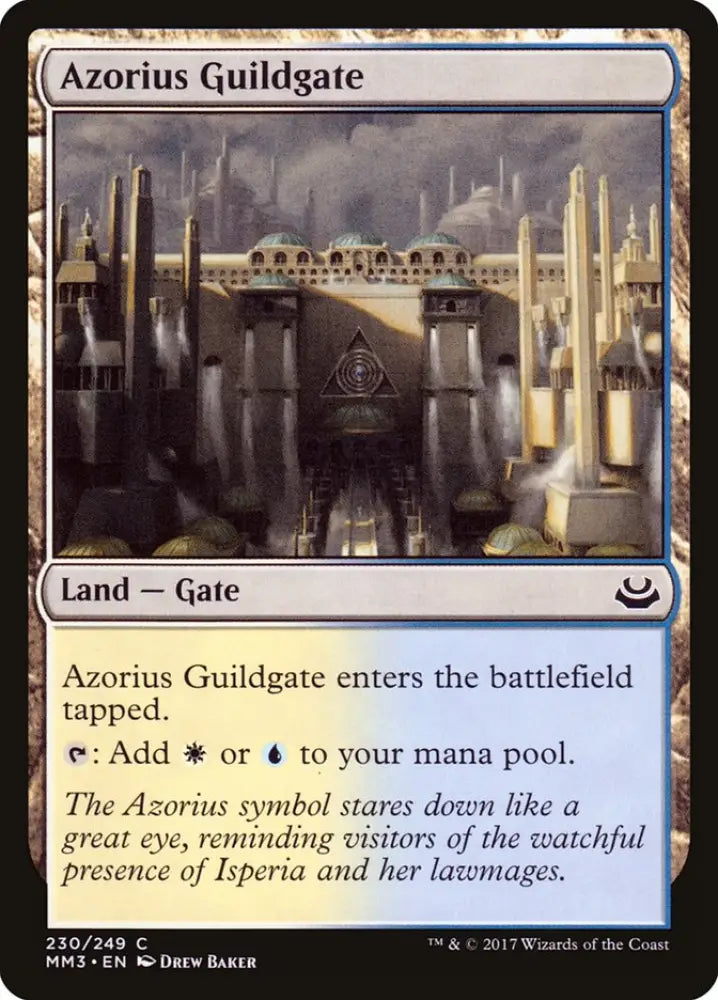 Azorius Guildgate [Modern Masters 2017] - MTG Single