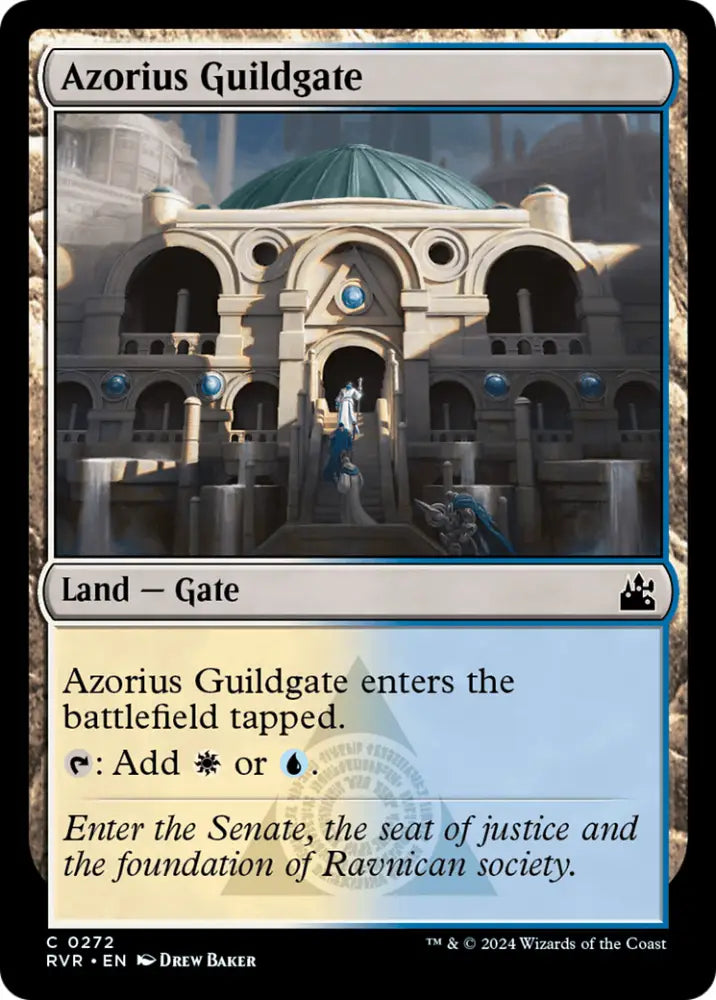Azorius Guildgate [Ravnica Remastered] - MTG Single
