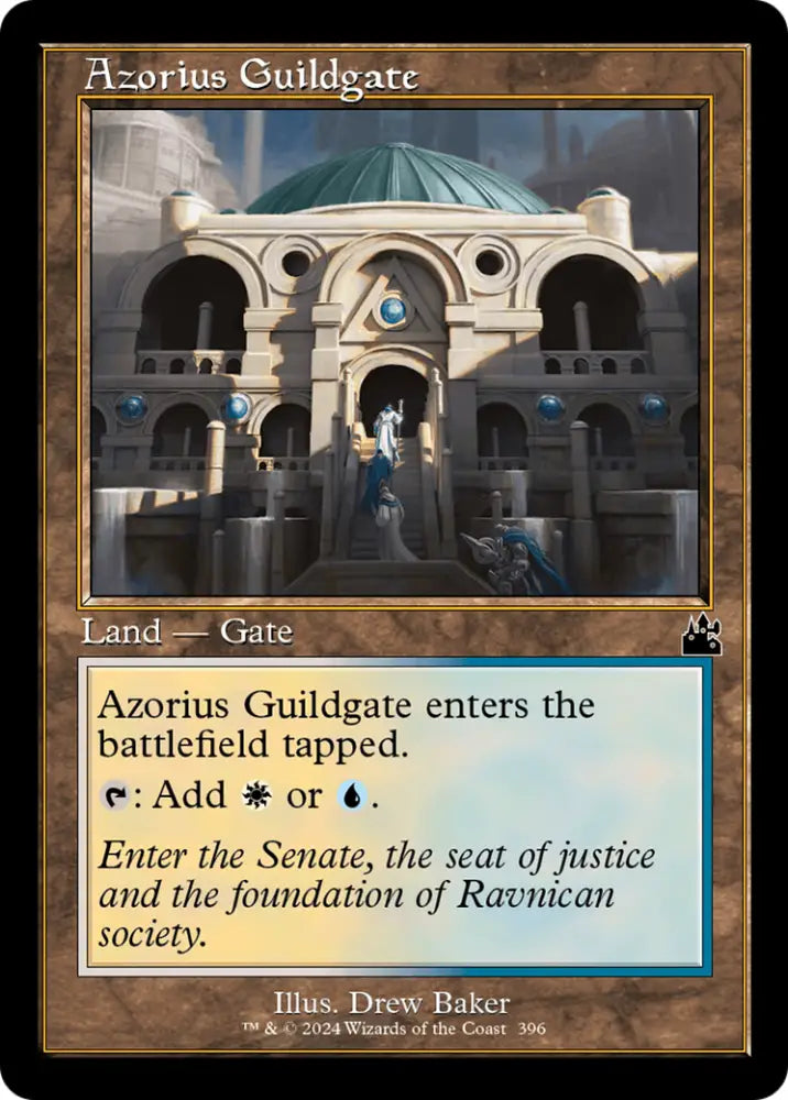 Azorius Guildgate (Retro Frame) [Ravnica Remastered] - MTG Single