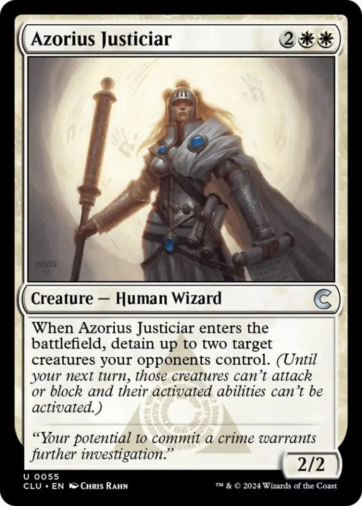 Azorius Justiciar [Ravnica: Clue Edition] - MTG Single