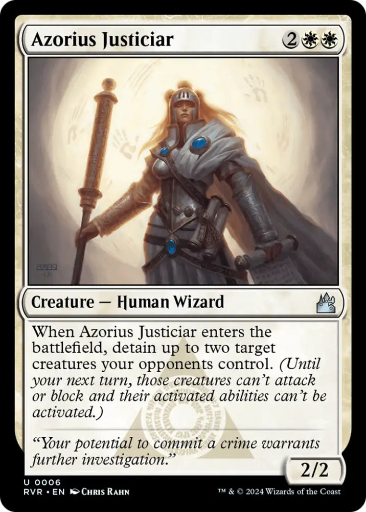 Azorius Justiciar [Ravnica Remastered] - MTG Single
