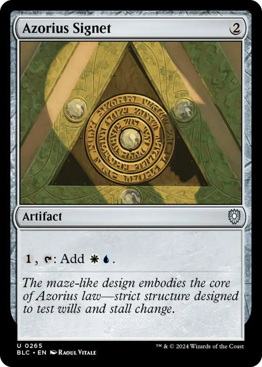 Azorius Signet [Bloomburrow Commander] - MTG Single