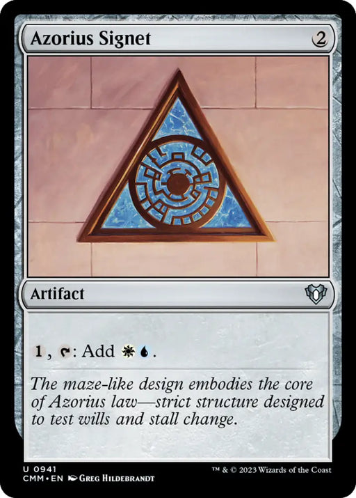Azorius Signet [Commander Masters] - MTG Single