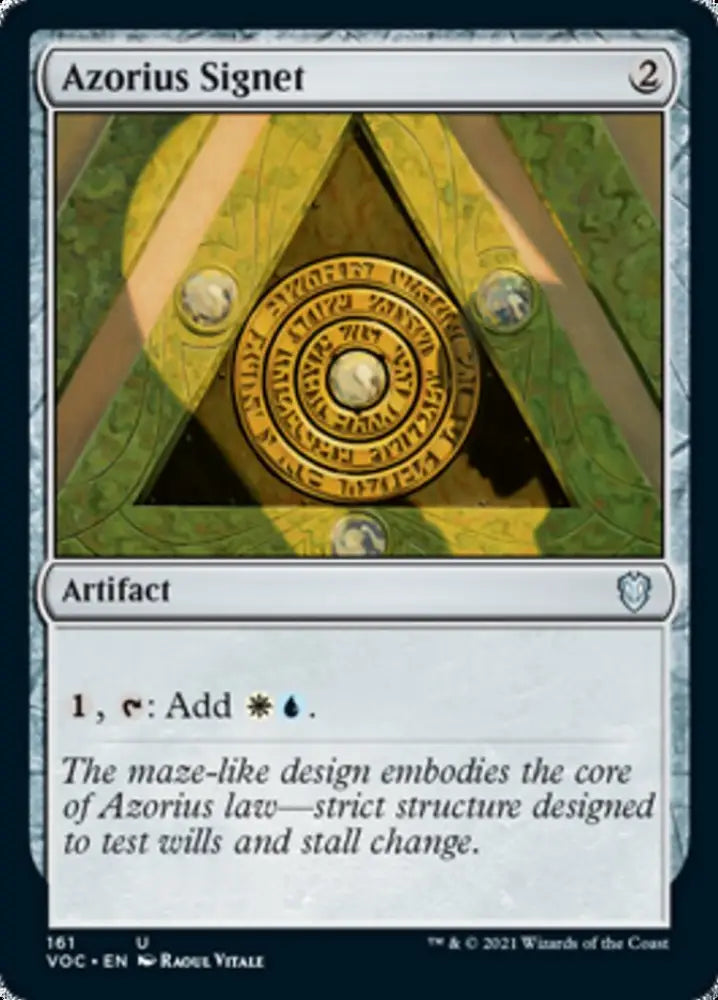 Azorius Signet [Innistrad: Crimson Vow Commander] - MTG Single