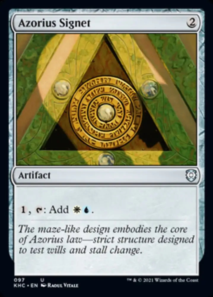 Azorius Signet [Kaldheim Commander] - MTG Single