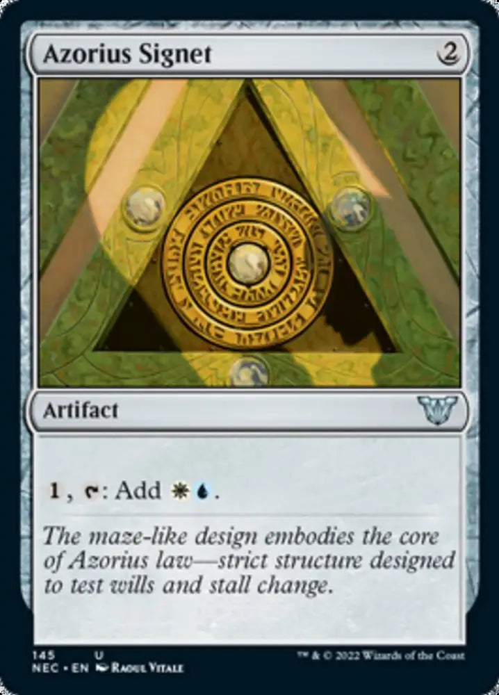 Azorius Signet [Kamigawa: Neon Dynasty Commander] - MTG Single