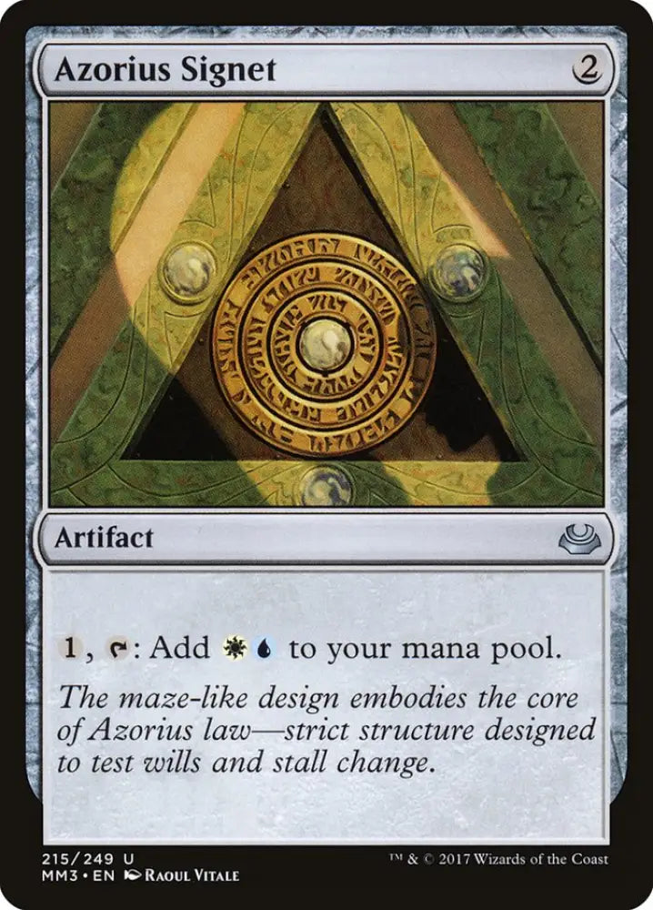 Azorius Signet [Modern Masters 2017] - MTG Single