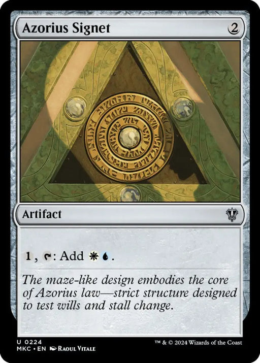 Azorius Signet [Murders at Karlov Manor Commander] - MTG Single