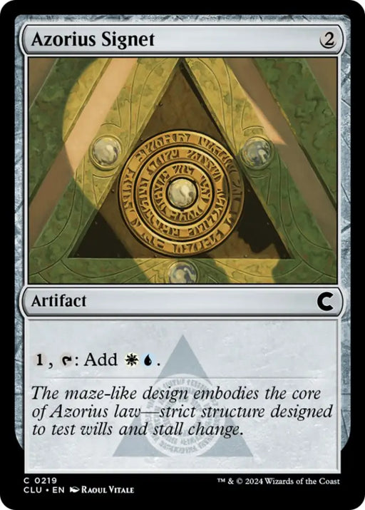 Azorius Signet [Ravnica: Clue Edition] - MTG Single