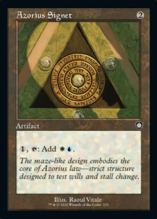 Azorius Signet (Retro) [The Brothers’ War Commander] - MTG Single