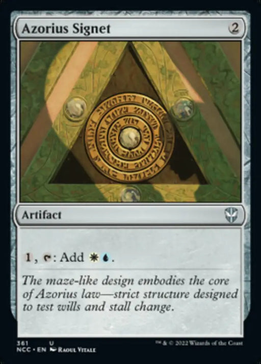 Azorius Signet [Streets of New Capenna Commander] - MTG Single
