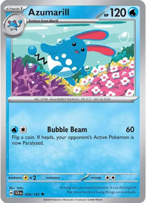 Azumarill (034/142) [Scarlet & Violet: Stellar Crown] - Pokemon Single