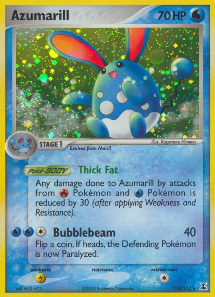 Azumarill (114/113) [EX: Delta Species] - Pokemon Single