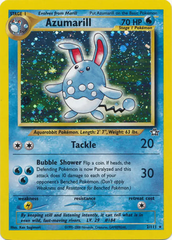 Azumarill (2/111) [Neo Genesis Unlimited] - Pokemon Single