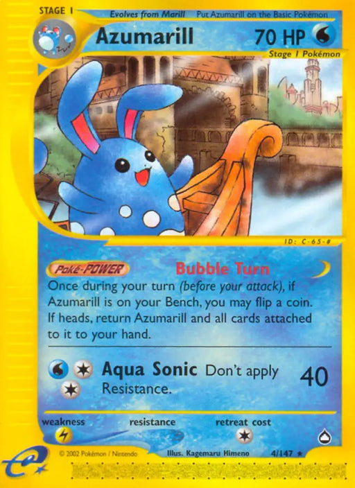 Azumarill (4/147) [Aquapolis] - Pokemon Single