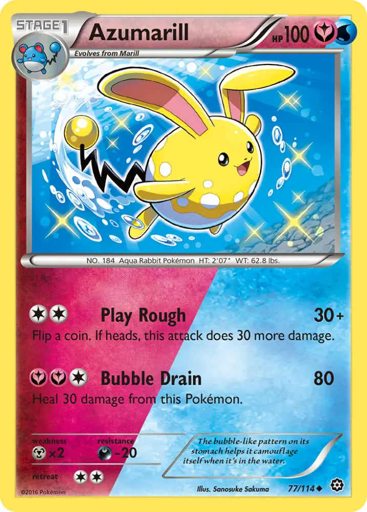 Azumarill (77/114) [XY: Steam Siege] - Pokemon Single
