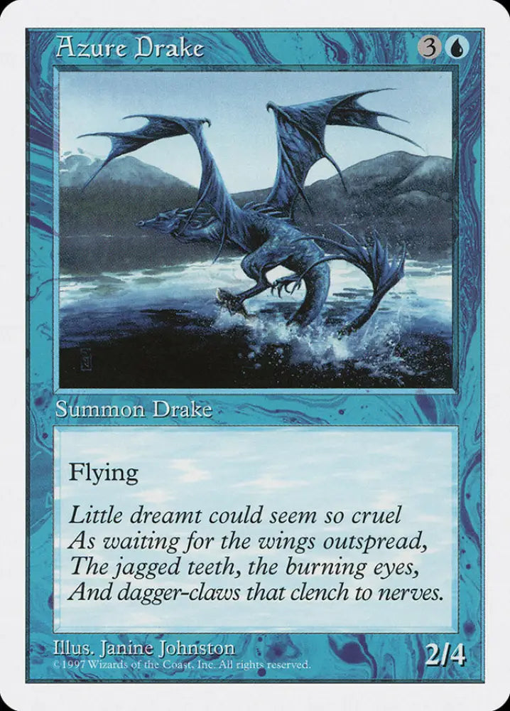 Azure Drake [Fifth Edition] - MTG Single