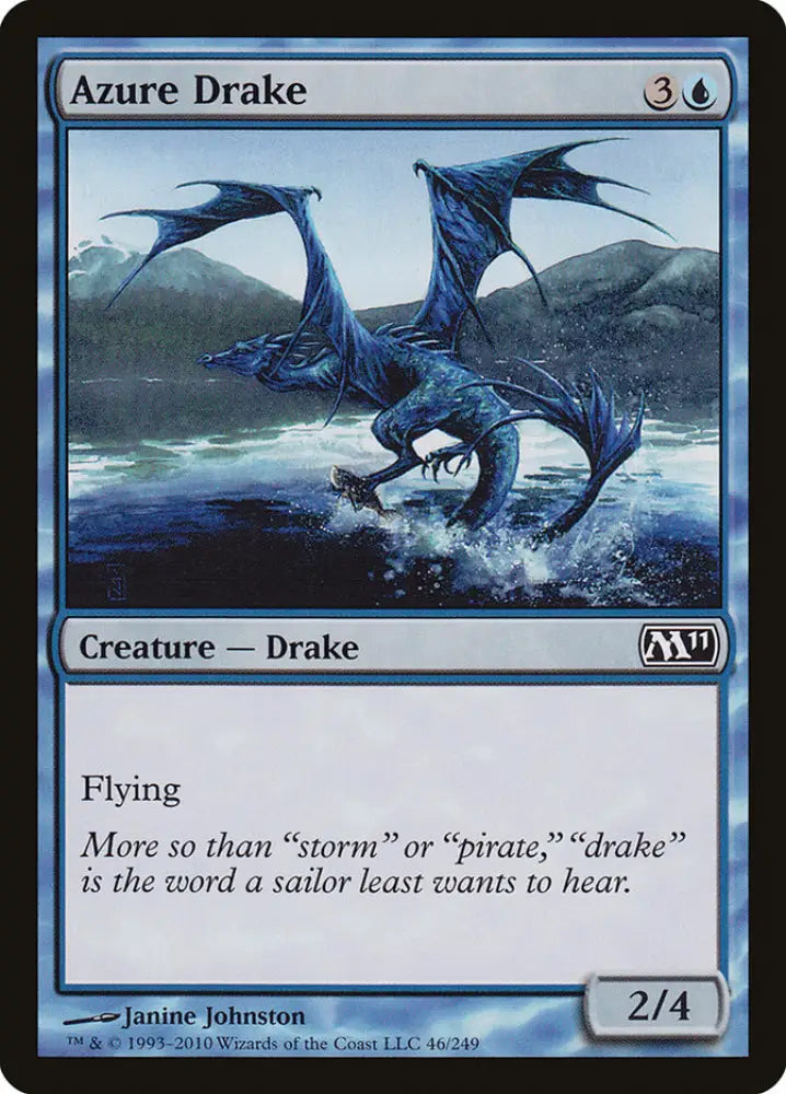 Azure Drake [Magic 2011] - MTG Single