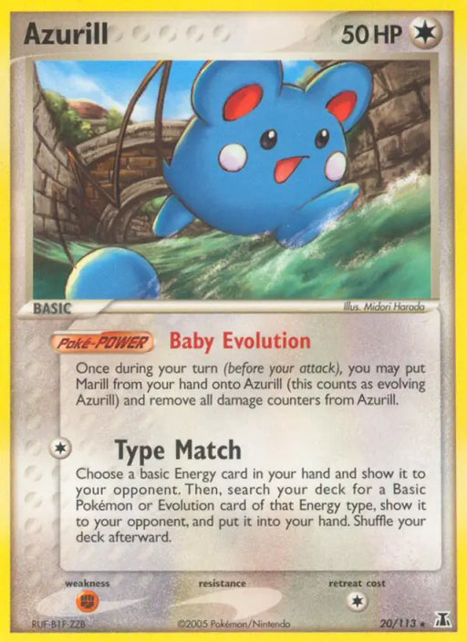 Azurill (20/113) [EX: Delta Species] - Pokemon Single