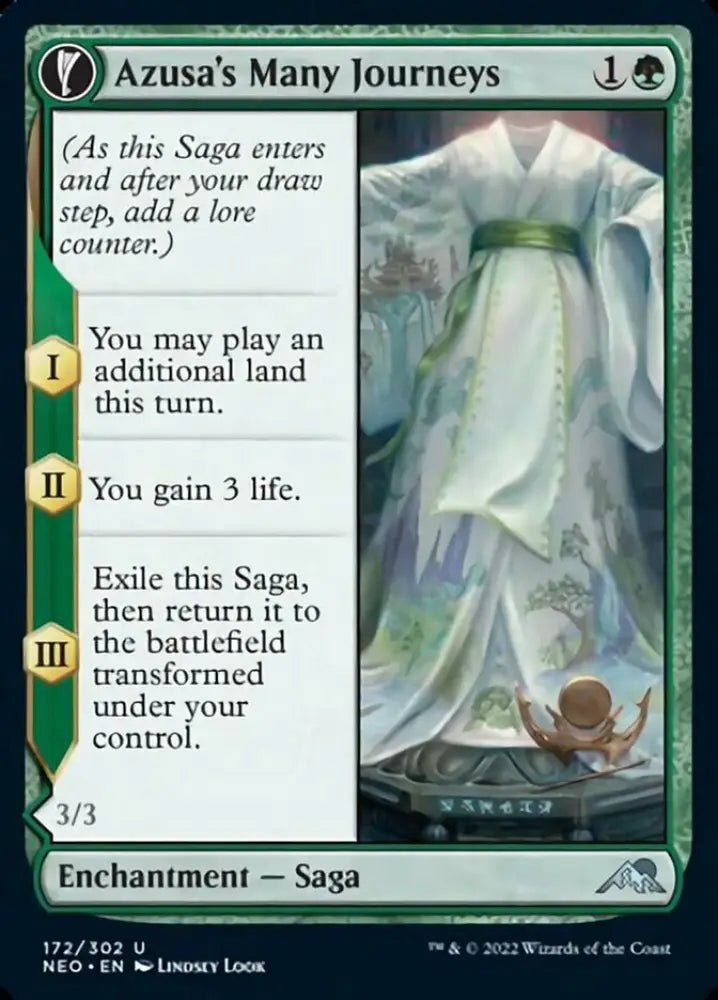Azusa’s Many Journeys // Likeness of the Seeker [Kamigawa: Neon Dynasty] - MTG Single